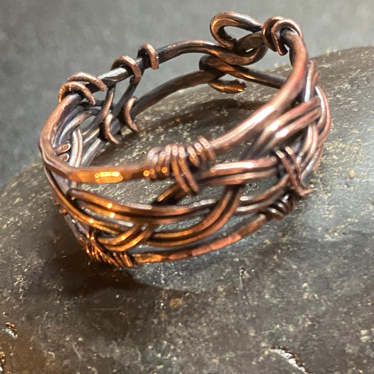 Copper Braid Ring